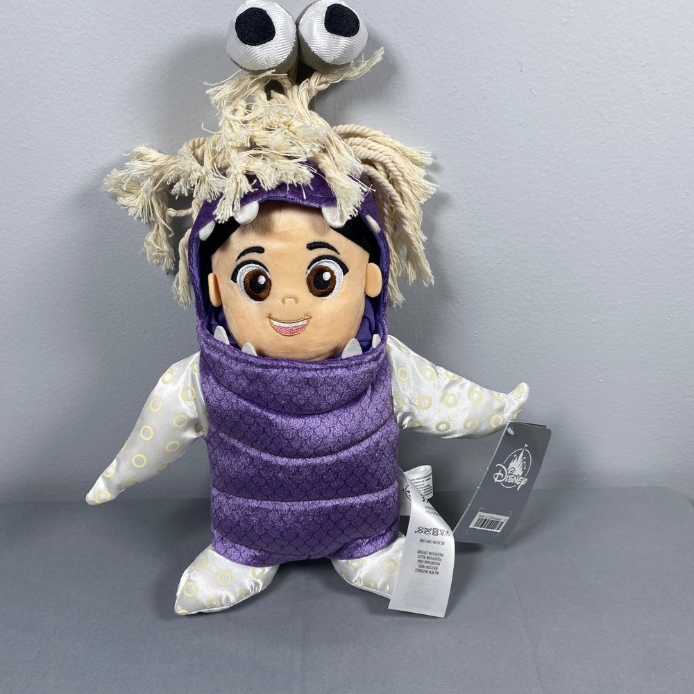 NWT Disney Plush‎ Monsters Inc Boo in Purple Monster Costume 10 inches Toy